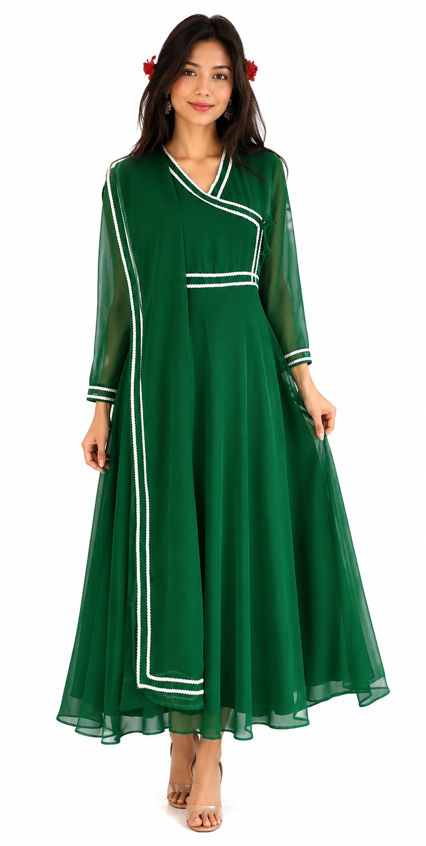 Emerald Green Gown