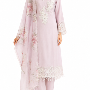 Pastel Lilac Kurtha Set